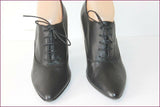 MINELLI Escarpins à lacets Cuir Noir T 39 ETAT NEUF