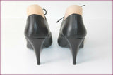 MINELLI Escarpins à lacets Cuir Noir T 39 ETAT NEUF