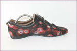 ESPACE Derby à lacets Cuir et Textile Imprimé T 8.5 US / T 40.5 FR TBE