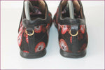ESPACE Derby à lacets Cuir et Textile Imprimé T 8.5 US / T 40.5 FR TBE