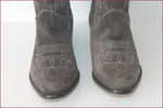 ANDRE Bottes Daim Gris Foncé T 38 TBE