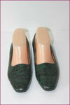 GEO REINO Escarpins Cuir Vert Foncé T 38 TBE