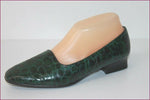 GEO REINO Escarpins Cuir Vert Foncé T 38 TBE