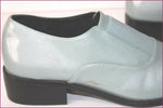 MONKI Derby Femme Cuir Verni bleu ciel T 37 TBE