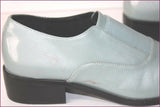 MONKI Derby Femme Cuir Verni bleu ciel T 37 TBE