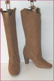 MINELLI Bottes Daim Marron Caramel T 38 BE