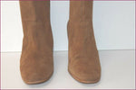 MINELLI Bottes Daim Marron Caramel T 38 BE