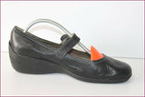 PATRICIA Escarpins à Sangles Cuir Noir T 40 TBE