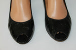 GIORM VENEZIA Escarpins Tout Cuir Verni Ouverts T 38.5 BE