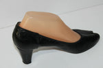 GIORM VENEZIA Escarpins Tout Cuir Verni Ouverts T 38.5 BE