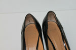 GIORM VENEZIA Escarpins Tout Cuir Verni Ouverts T 38.5 BE