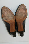 GIORM VENEZIA Escarpins Tout Cuir Verni Ouverts T 38.5 BE