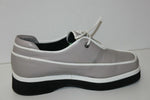 MINELLI Derby Femme à lacets Cuir Gris Clair T 36 ETAT NEUF