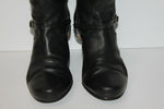ASH Bottes Cavalières à Talons Cuir Noir T 39 TBE