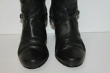 ASH Bottes Cavalières à Talons Cuir Noir T 39 TBE