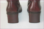 STEPHEN Mi Bottes Tout Cuir Bordeaux Foncé T 36 BE