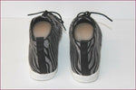 MY.E Baskets Montantes Fourrure Synthétique Zébrée T 36 TTBE