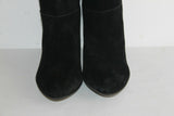 bottes NAF NAF Daim Noir Doublées Cuir T 36 BE