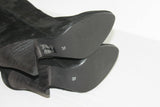 bottes NAF NAF Daim Noir Doublées Cuir T 36 BE