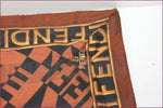 FENDI Foulard Carré 57x57 cm Imprimé Vintage CERTIFICAT TBE