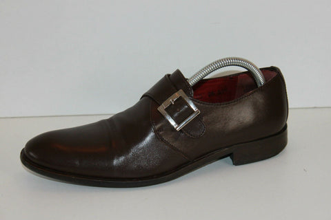 Derby à boucles PASCAL MORABITO Paris Tout Cuir Marron Cognac T 40