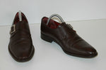 Derby à boucles PASCAL MORABITO Paris Tout Cuir Marron Cognac T 40