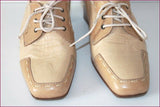 EMERIC Chausseur Escarpins Vintage Tout Cuir T 34.5 BE