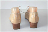EMERIC Chausseur Escarpins Vintage Tout Cuir T 34.5 BE