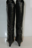 Bottes CHARLES JOURDAN Leather Tout Cuir Rigide Noir T 5 US / T 36 EUR  TTBE