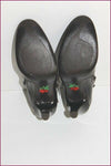 FREE LANCE Boots Cuir Verni Marron et Daim T 36 TBE