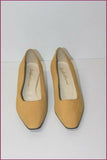 EMILIO GIANNI Escarpins Tout Cuir Moutarde T 37 ETAT NEUF