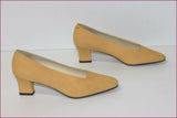 EMILIO GIANNI Escarpins Tout Cuir Moutarde T 37 ETAT NEUF
