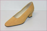 EMILIO GIANNI Escarpins Tout Cuir Moutarde T 37 ETAT NEUF