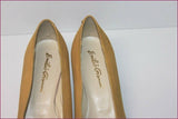 EMILIO GIANNI Escarpins Tout Cuir Moutarde T 37 ETAT NEUF