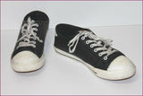 PIERRE CARDIN Tennis Cuir Noir et Blanc T 44 TBE