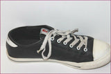 PIERRE CARDIN Tennis Cuir Noir et Blanc T 44 TBE
