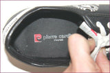 PIERRE CARDIN Tennis Cuir Noir et Blanc T 44 TBE