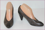 SINELA Escarpins Tout Cuir Marron T 37 BE