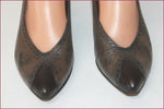 SINELA Escarpins Tout Cuir Marron T 37 BE