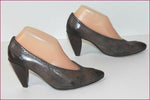 SINELA Escarpins Tout Cuir Marron T 37 BE