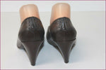 SINELA Escarpins Tout Cuir Marron T 37 BE
