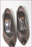 SINELA Escarpins Tout Cuir Marron T 37 BE