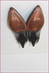 SINELA Escarpins Tout Cuir Marron T 37 BE