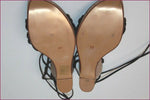 LA SCARPA Sandales compensées Cuir Marron Foncé T 39 TBE