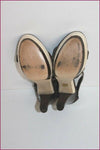 GUESS Escarpins Sandales Cuir Marron Très Hauts Talons T 40 TTBE