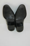 VINTAGE Mocassins D'ANJOU Cuir Noir T 43 BE