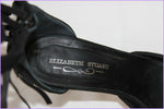 Escarpins Pointus ELIZABETH STUART Daim  Lanière Cheville à Frange T 39.5 TBE