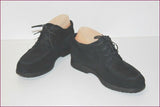 TOD'S Derby à Lacets Cuir Noir Doublés Cuir T 36.5 TBE
