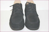 TOD'S Derby à Lacets Cuir Noir Doublés Cuir T 36.5 TBE