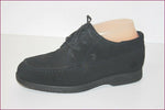 TOD'S Derby à Lacets Cuir Noir Doublés Cuir T 36.5 TBE